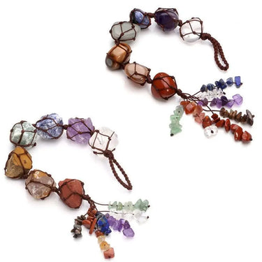 Hanging 7 Chakra Gemstones-Your Soul Place